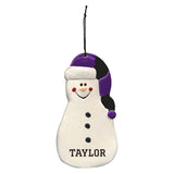 Henry the Snowman Ceramic Ornament