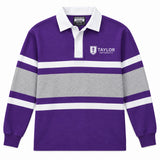 Stripe Sleeve Crew | Purple