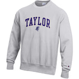 Reverse Weave Crew | Silver Grey