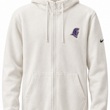 Club Fleece Full Zip Hoodie | White