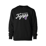 Toddler Vintage Script Crew | Black