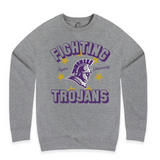 Youth Retro Mascot Crew | Carbon Grey