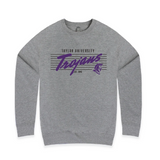 Youth Pinstripe Crew | Carbon Grey