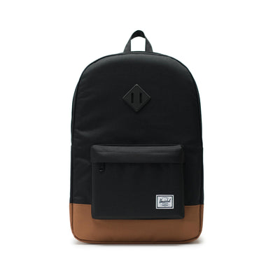 Herschel Heritage Backpack, Black Saddle/Brown
