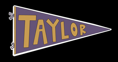 Taylor Pennant Sticker