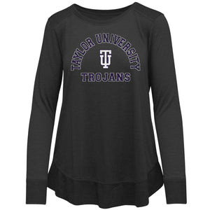 Rampage Relaxed Long Sleeve Tee, Black (F22)