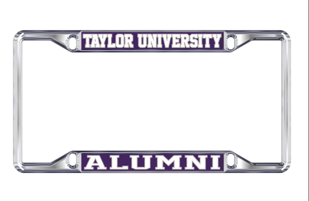 Alumni License Plate Frame, Purple