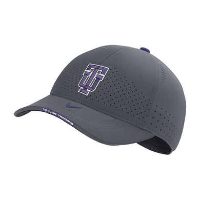 Adjustable Dri-Fit Solid Cap by Nike, Flint Grey (SIDELINE22)