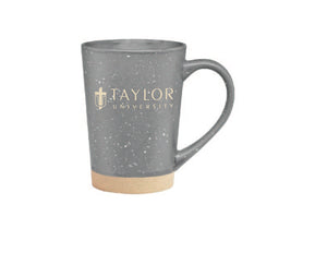Earthstone Etched Coffee Mug, Grey