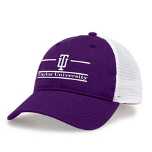 Load image into Gallery viewer, Bar Design Mesh Hat, Purple (F22)