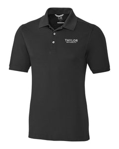 Advantage Tri-Bland Pique Polo, Black (NEW LOGO)