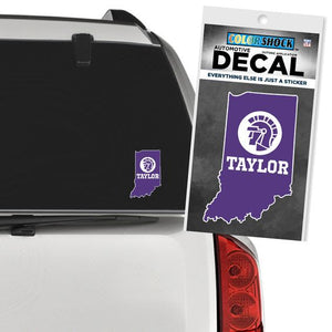 State Shaped Car Decal