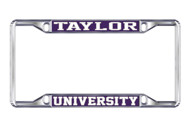 Taylor University License Plate Frame, Purple