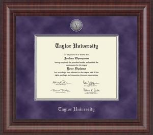 Church Hill Graduation Presidential Diploma Frame, Purple #306539