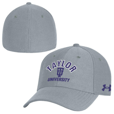 Blitzing 3.0 Stretch Fit Cap by Under Armour, Steel Grey