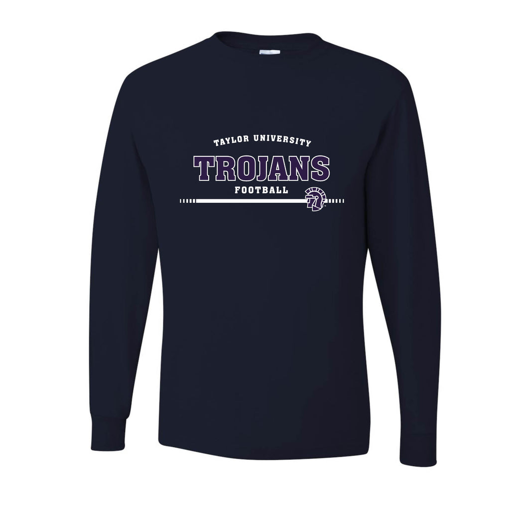 LONG SLEEVE TEE FOOTBALL 2021, BLACK