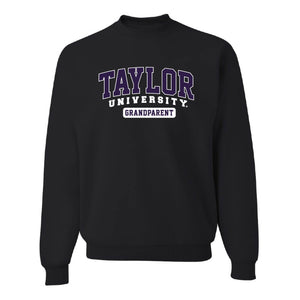 Nublend Crewneck Sweatshirt with Grandparent, Black