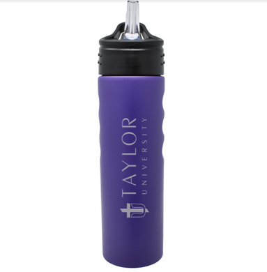 24 Oz. Grip Water Bottle by LXG, Purple (F22)