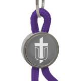 Disc Rope Key Chain by LXG, Purple (F22)